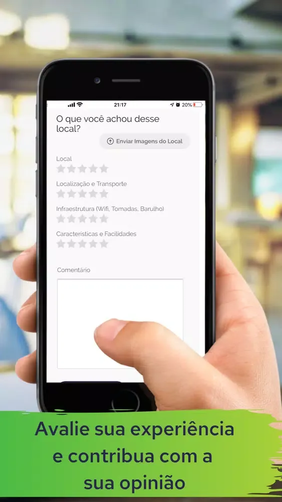 Capturas de tela do Outoo - Espaços de Trabalho