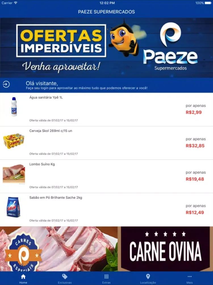 Paeze Supermercados iPad  سکرین شاٹس