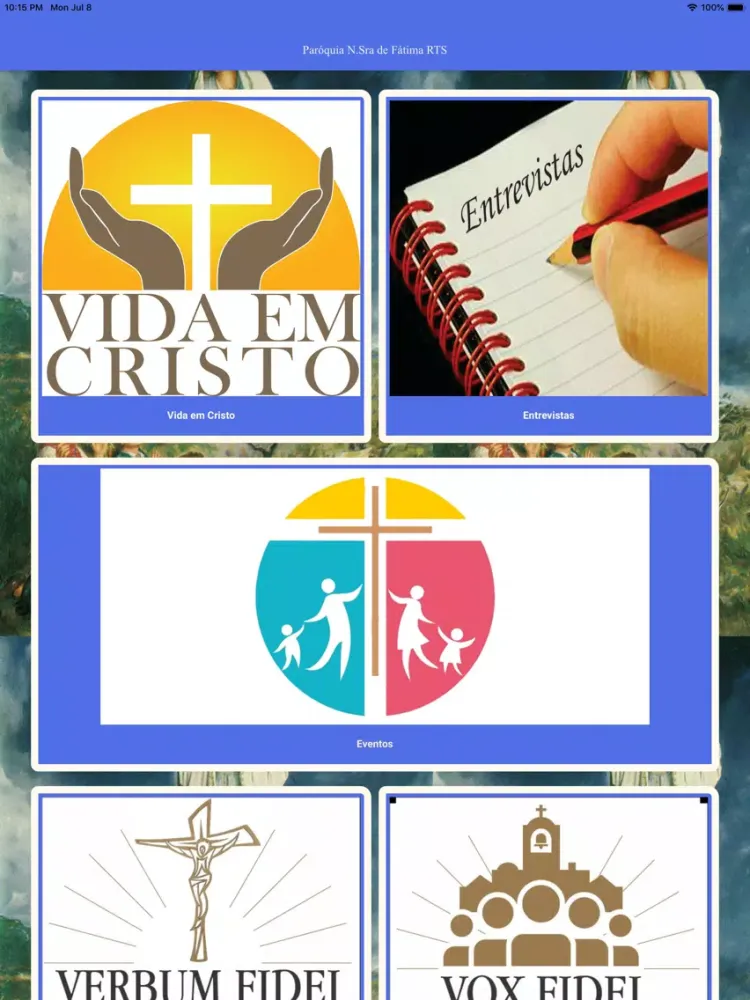 Paróquia N.Sra de Fátima R.T.S iPad  Ekran Görüntüleri