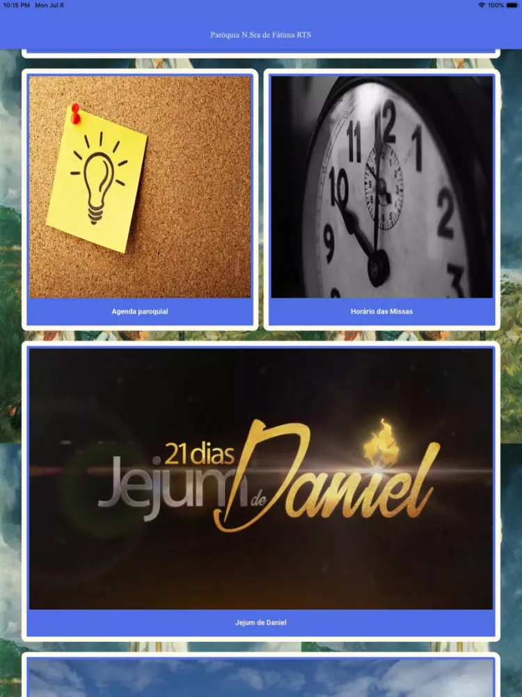 Paróquia N.Sra de Fátima R.T.S iPad  Ekran Görüntüleri