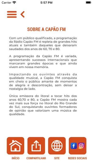 Rádio Capão FM - 90,7 FM Screenshots