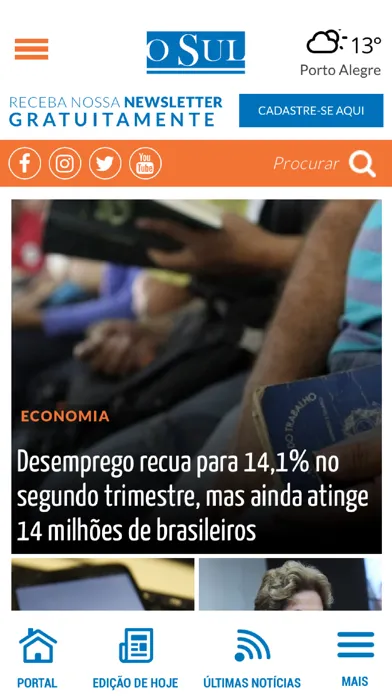 Скриншоты Jornal O Sul