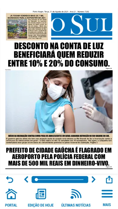 Скриншоты Jornal O Sul