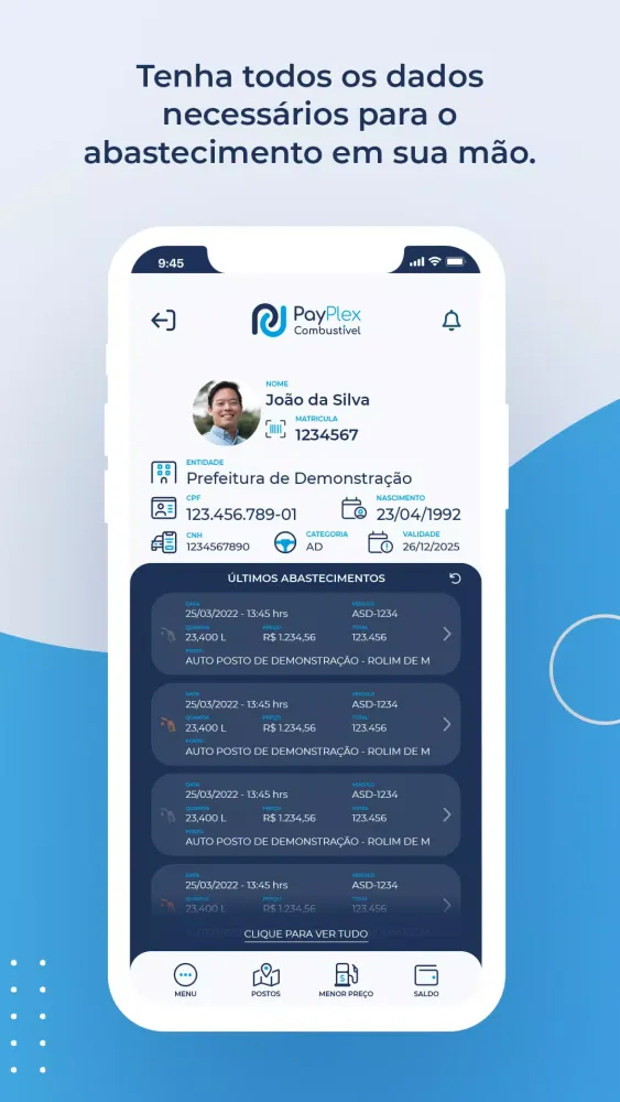 PayPlex Combustível应用截图