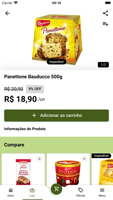 Zrzuty ekranu Peg Pese Supermercado