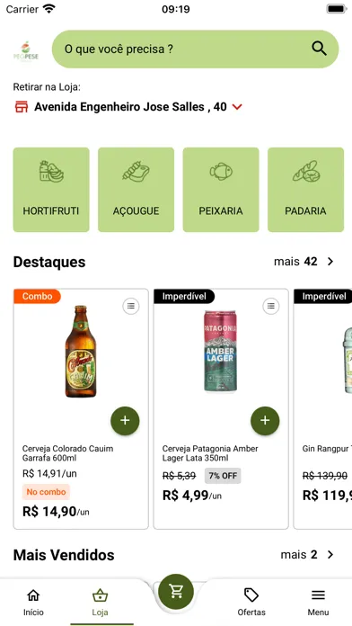 Zrzuty ekranu Peg Pese Supermercado