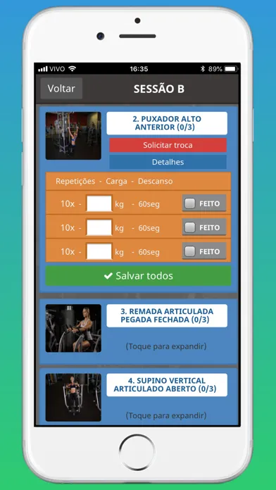 Personal Virtual - Treinos Screenshots