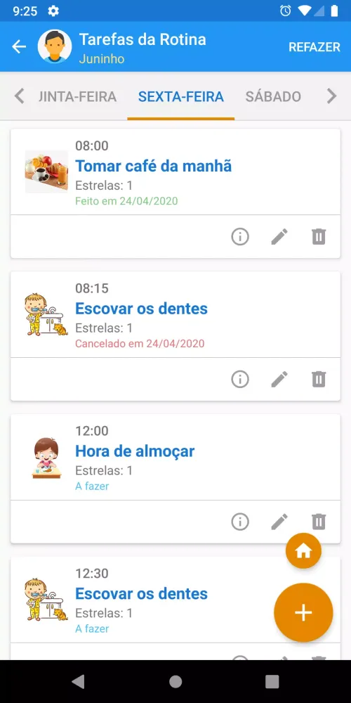 Fun Routine Screenshots