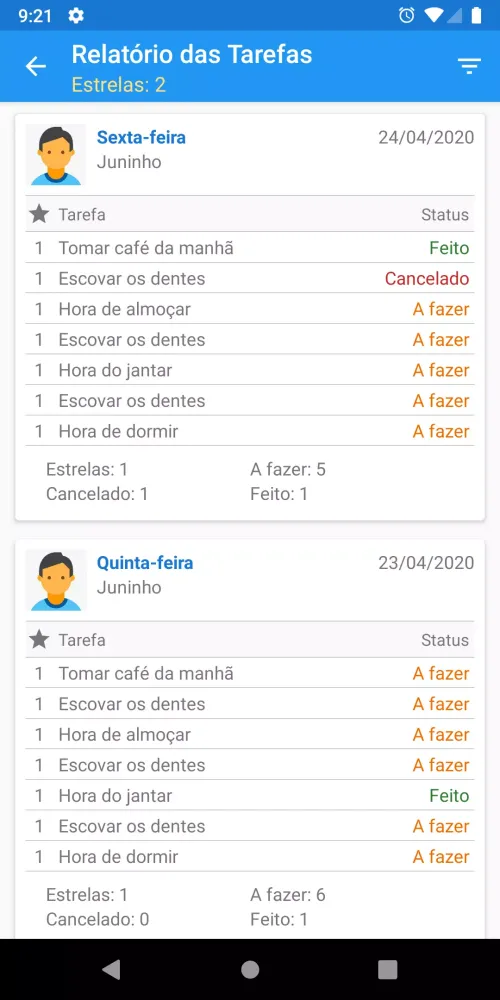 Fun Routine Screenshots