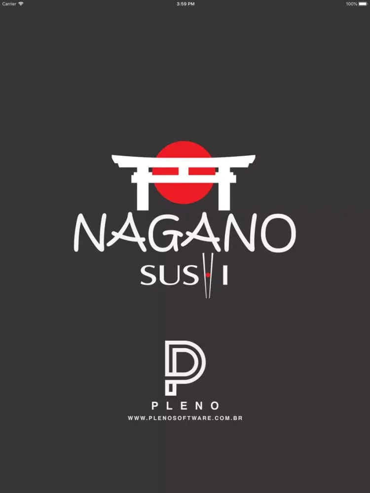 Tangkapan layar Nagano Sushi Tapejara iPad 
