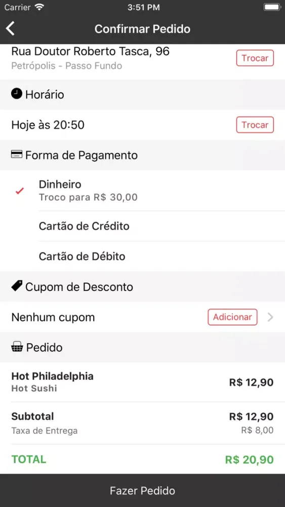 Tangkapan layar Nagano Sushi Tapejara