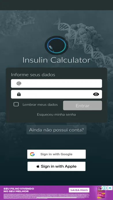 Insulin Calculator 스크린샷