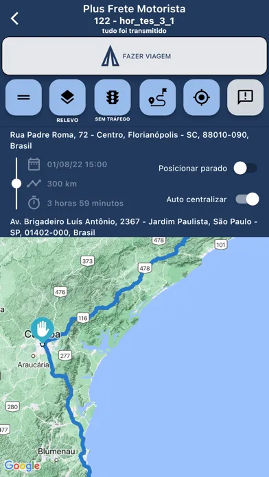 Скриншоты Plus Frete Motorista
