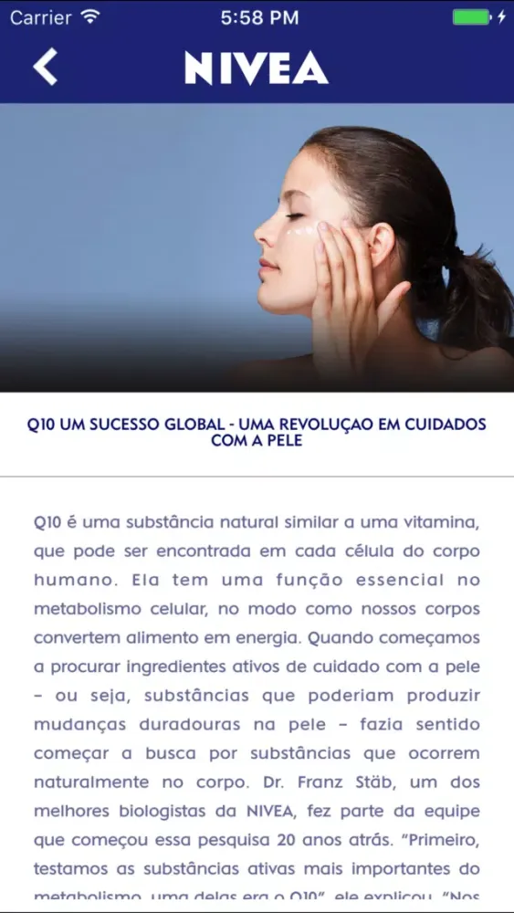 NIVEA Conecta应用截图
