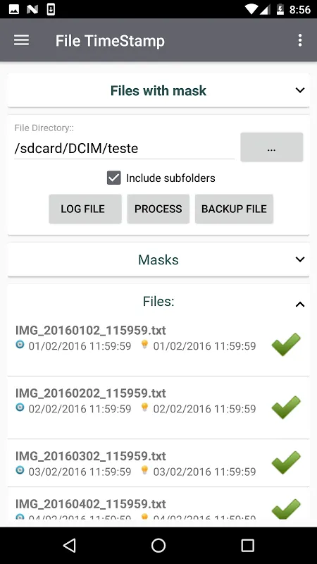 File TimeStamp应用截图