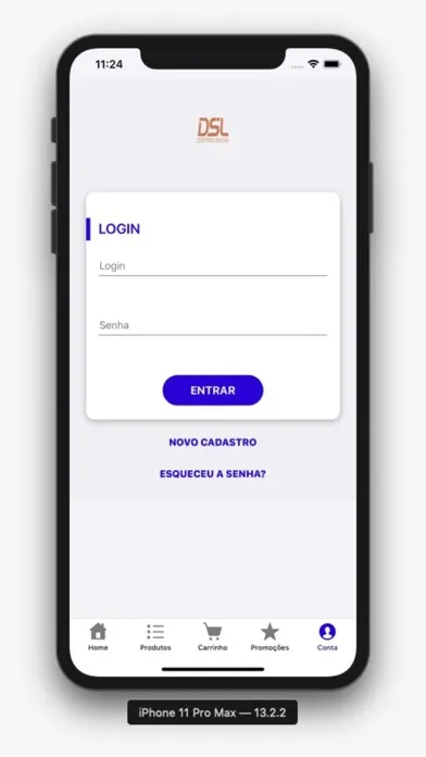 Capturas de tela do DSL Distribuidora