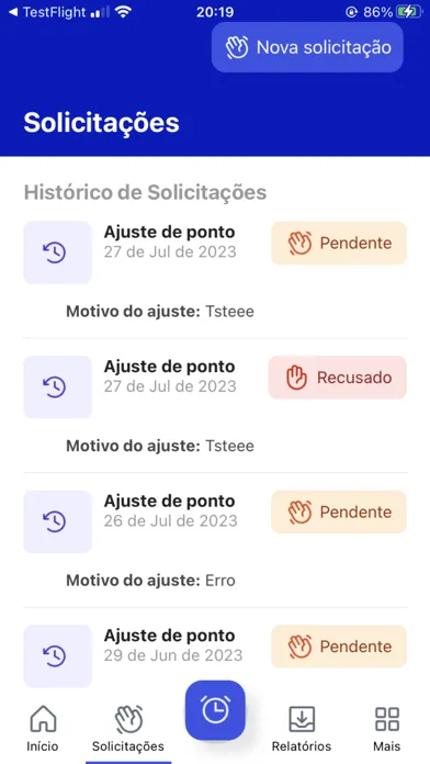 Capturas de pantalla de Paytrex Ponto - Colaborador