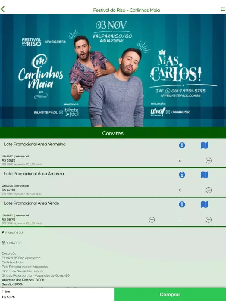 Captures d'écran de Bilhete Fácil iPad 