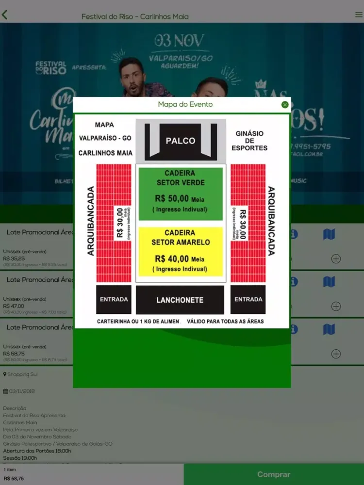 Captures d'écran de Bilhete Fácil iPad 