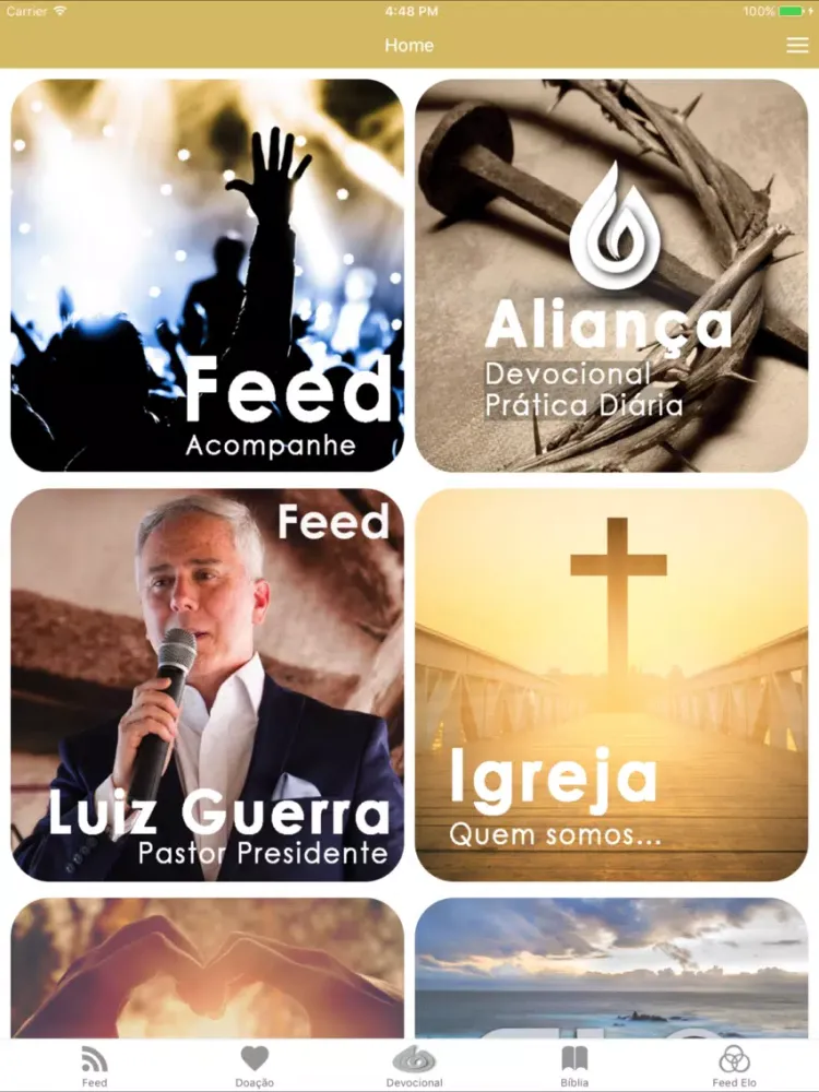 Aliança Cristo às Nações iPad  Screenshots