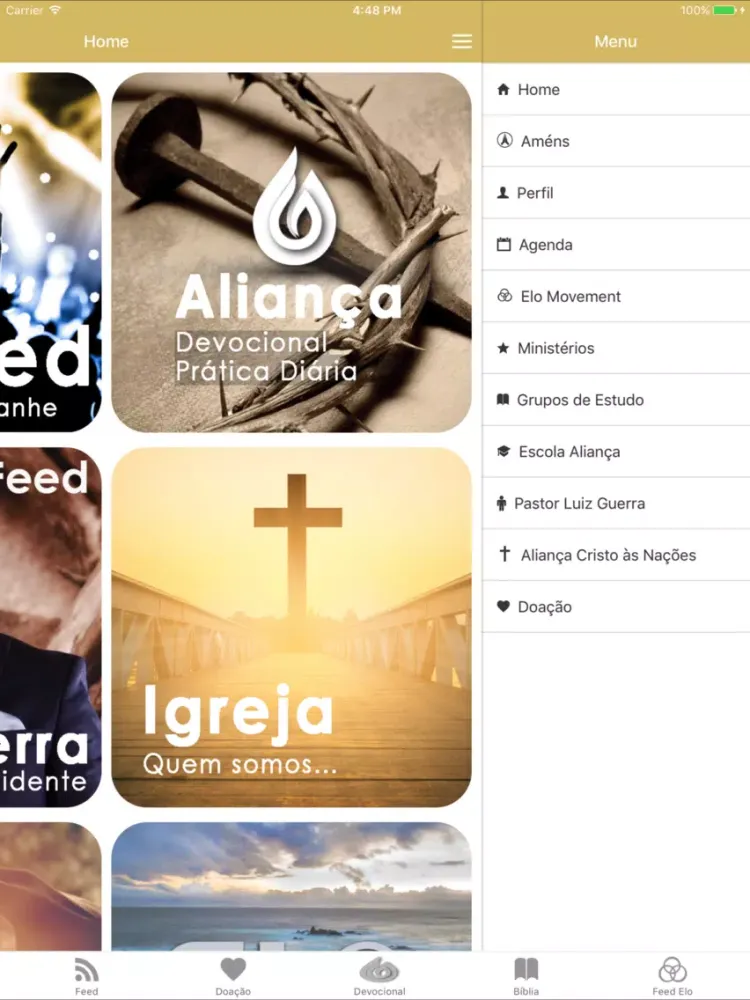 Aliança Cristo às Nações iPad  Screenshots