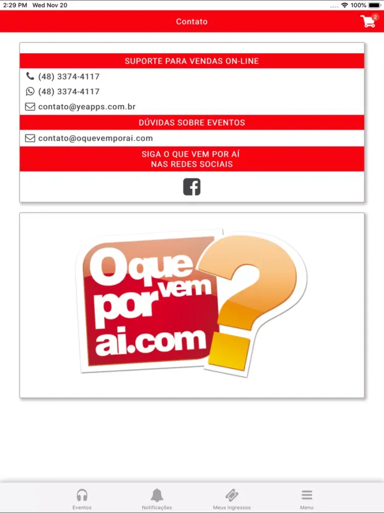 Captures d'écran de O que vem por ai iPad 