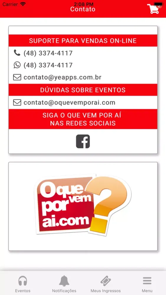 Captures d'écran de O que vem por ai