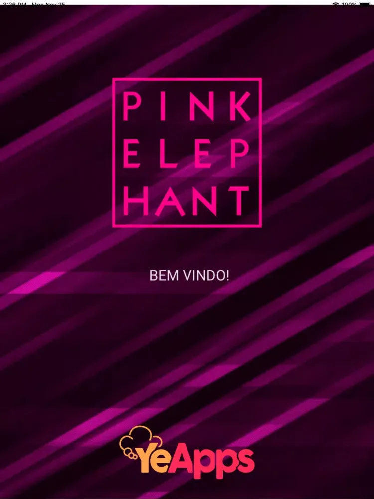 Tangkapan skrin Pink Brasília iPad 