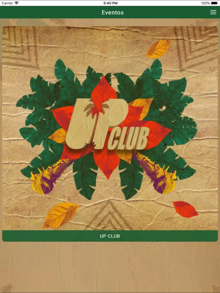 UP CLUB iPad  Screenshots
