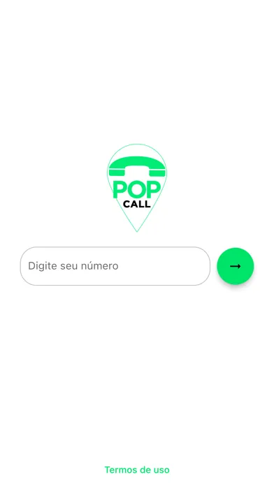 ภาพหน้าจอของ POP call - pedidos em massa