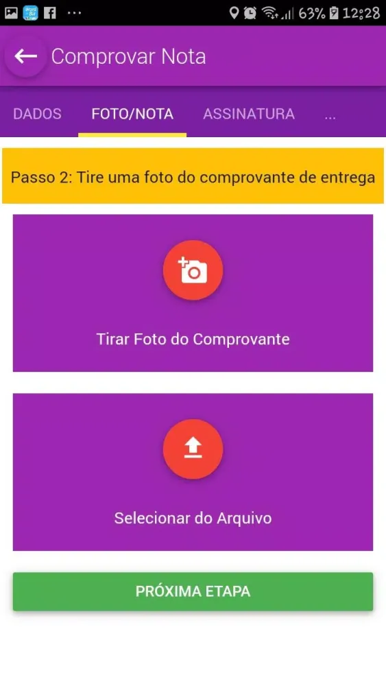 Portal do Transportador APP Screenshots