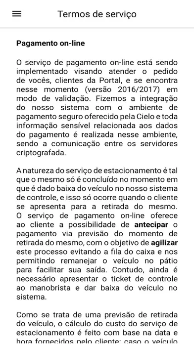 Portal Estacionamento Screenshots