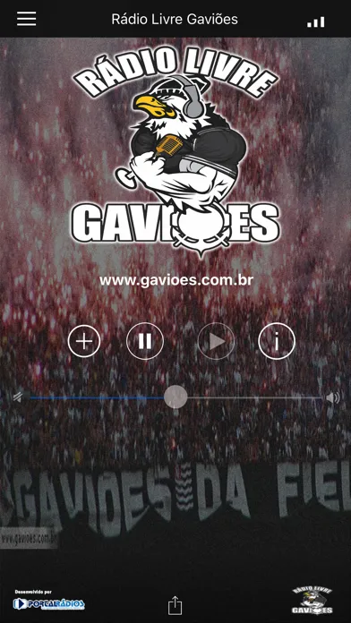 Rádio Livre Gaviões APP سکرین شاٹس