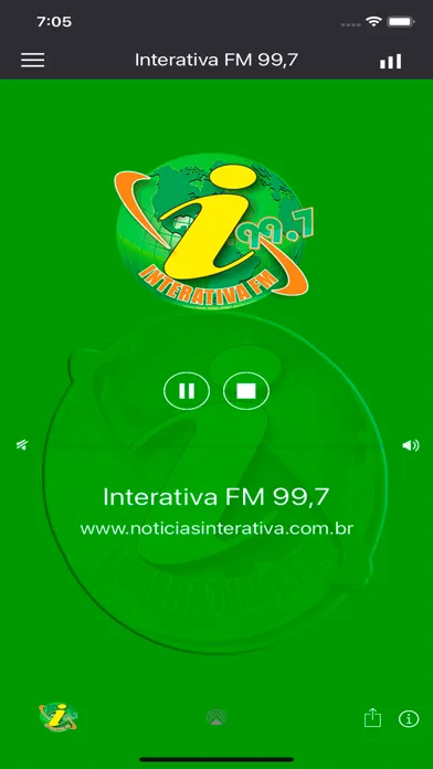 Screenshot di Interativa FM 99,7 Água Boa MT
