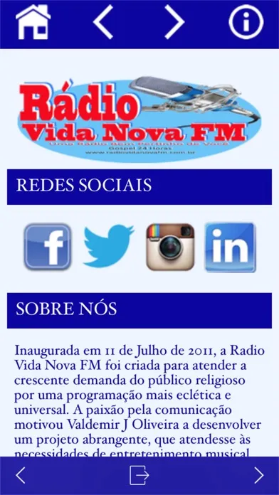 Radio Vida Nova Fm應用截圖