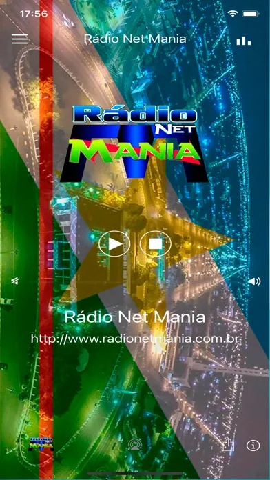 Ảnh chụp màn hình của Rádio Net Mania