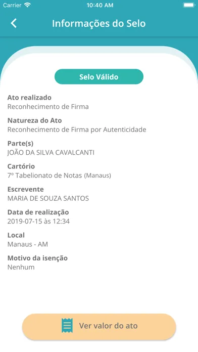 Selo Eletrônico Amazonas应用截图