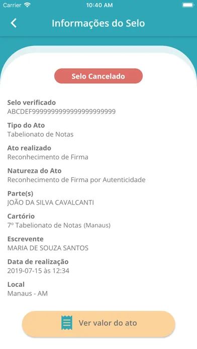 Selo Eletrônico Amazonas应用截图