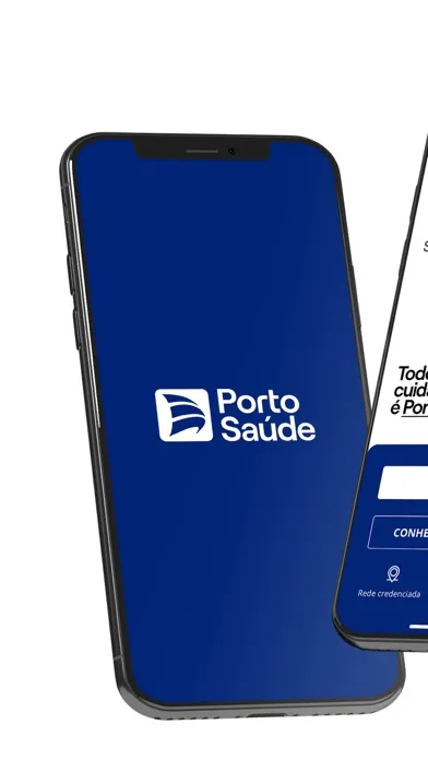 Capturas de tela do Porto Saúde