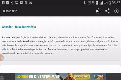 Bulário APP Screenshots