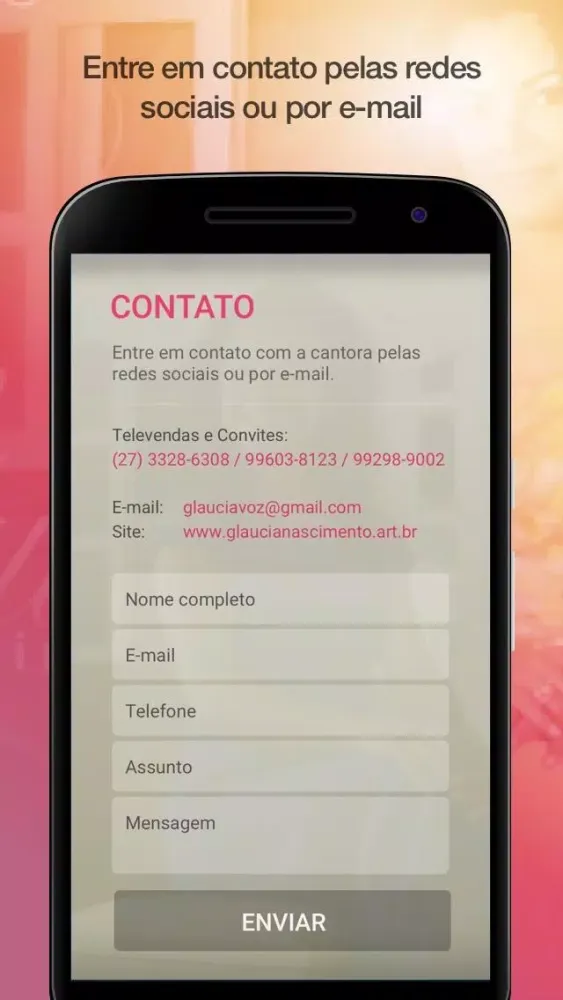 Cantora Gláucia Nascimento应用截图
