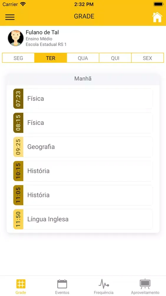 Capturas de pantalla de Escola RS - Estudante