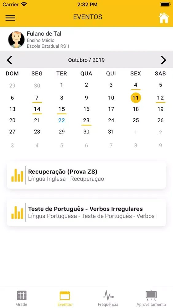 Capturas de pantalla de Escola RS - Estudante