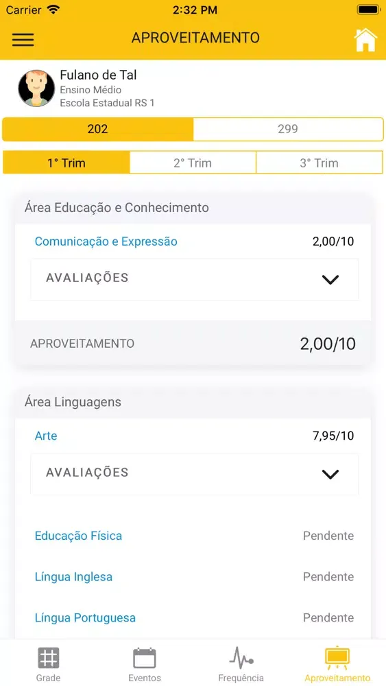 Capturas de pantalla de Escola RS - Estudante