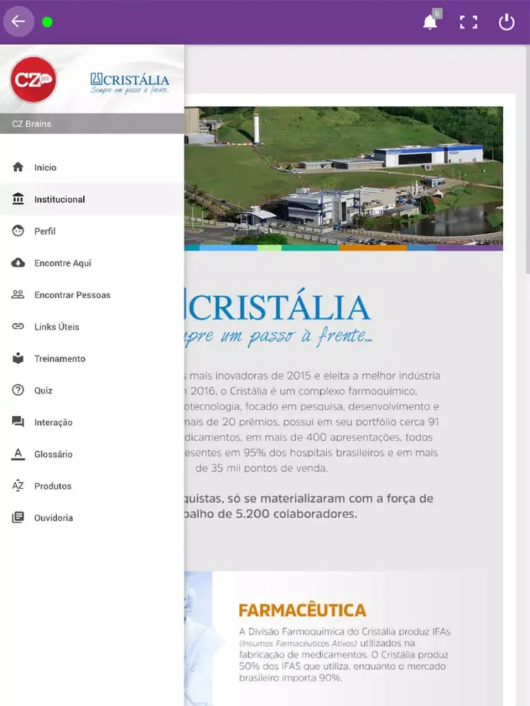Captures d'écran de Integra Cristália iPad 