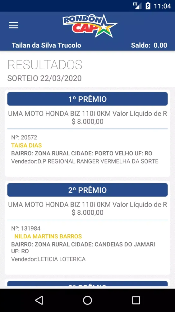 Capturas de pantalla de Rondôn Cap