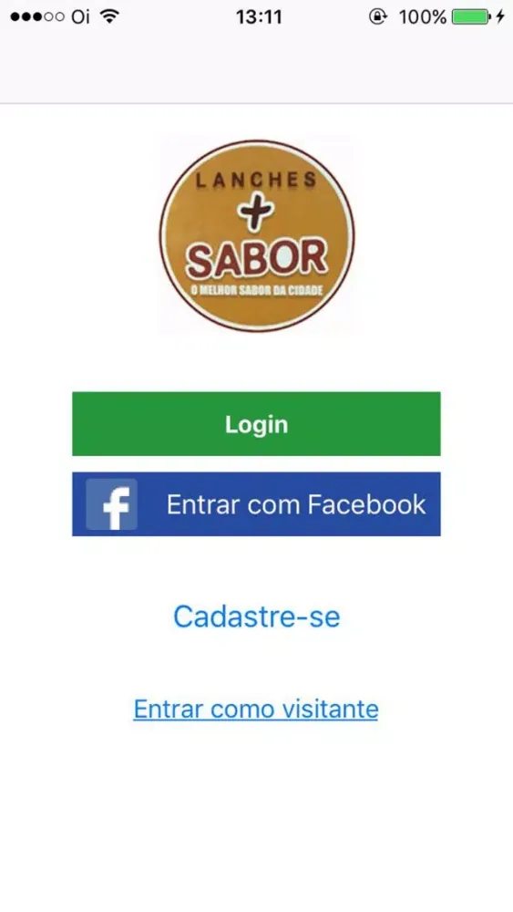 Lanchonete + Sabor应用截图