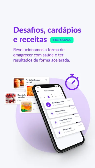Captures d'écran de Dieta e Emagrecer - Nutrie.fit
