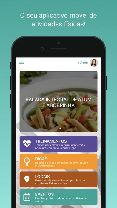 Tangkapan layar Pro Saúde Ativa