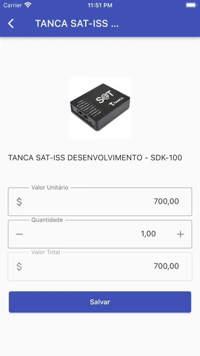 Capturas de tela do iProSystem